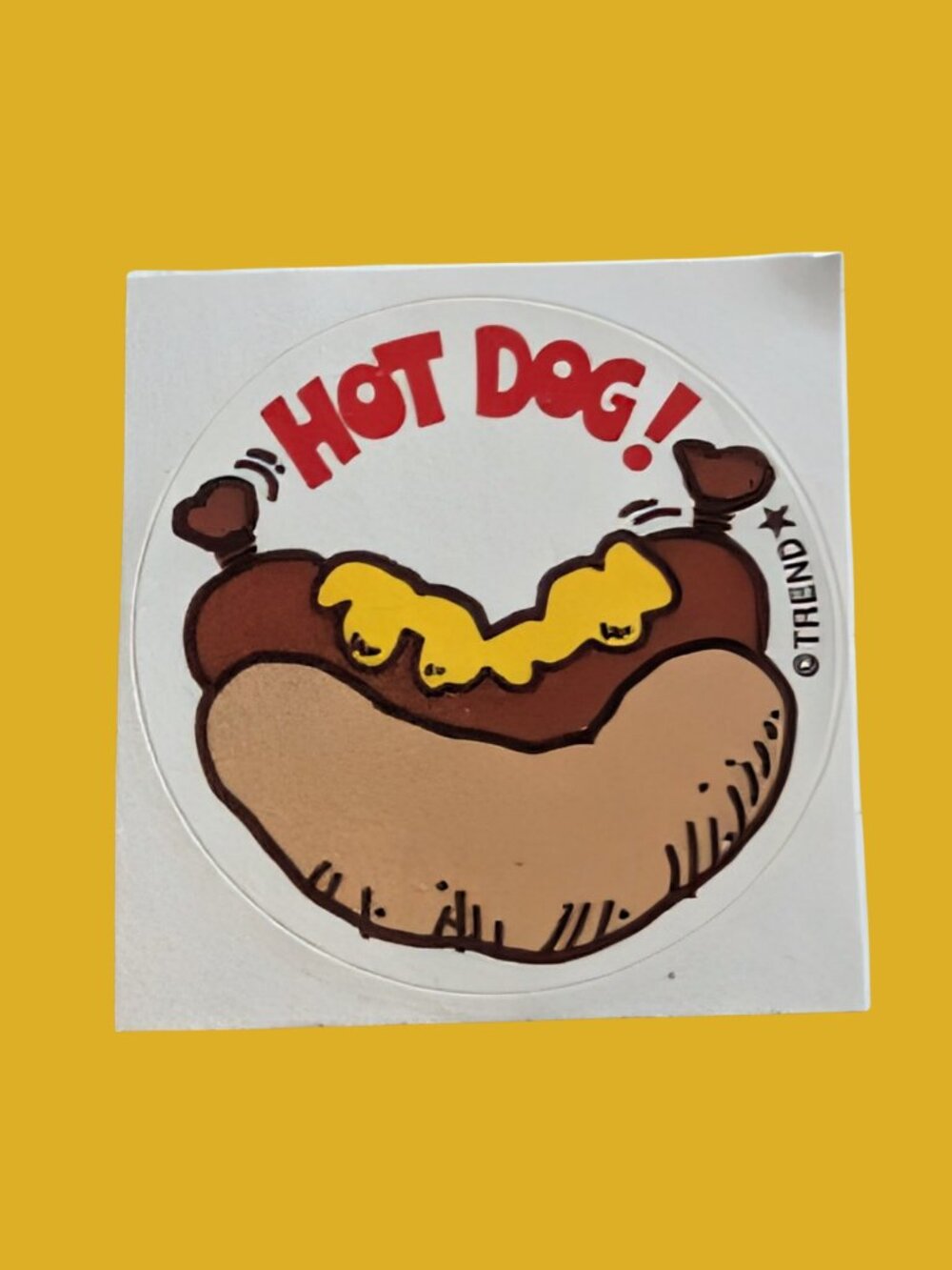 10/$25 "Hot Dog" Scratch & Sniff Retro Sticker